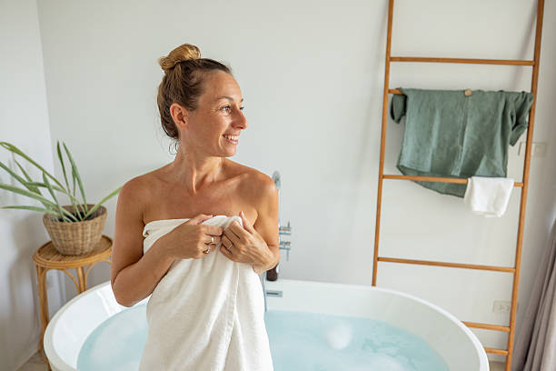 istock Woman Enjoying a Relaxing Spa Day at Home 2196783183