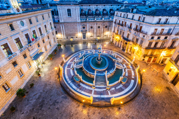 istock Palermo, Italy with the Praetorian Fountain 2196785728