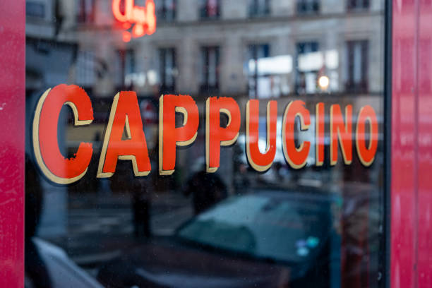 istock Enjoying a morning cappuccino at a charming cafe in Paris 2196789080