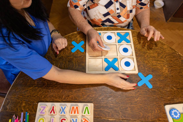istock Enjoying a Game of Tic-Tac-Toe 2196799342