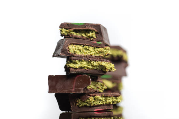 Decadent Chocolate with Pistachio Kunafa Filling Stacked High