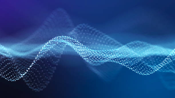 istock Digital landscape with dots and lines. Cyberspace grid. Background concept for your design. 3d 2196806048