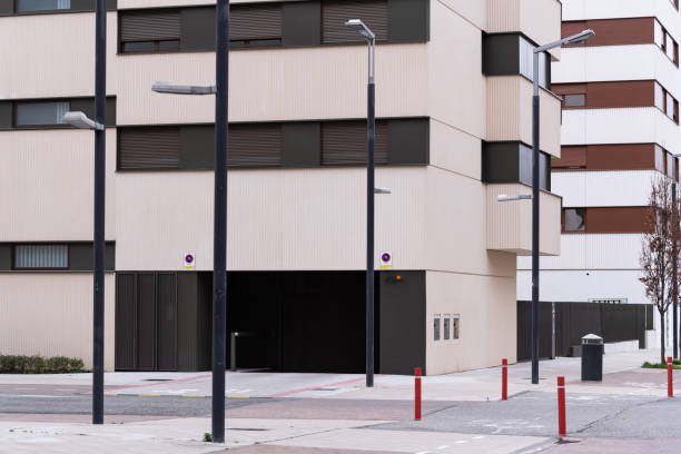istock Streetlights in a modern neighborhood 2196810548