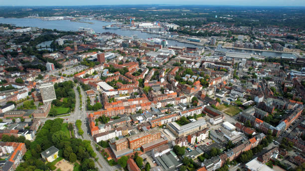 istock Aerial view around the downtown in Kiel 2196811073