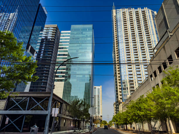 istock Modern and beautiful architecture of buildings. 2196812166