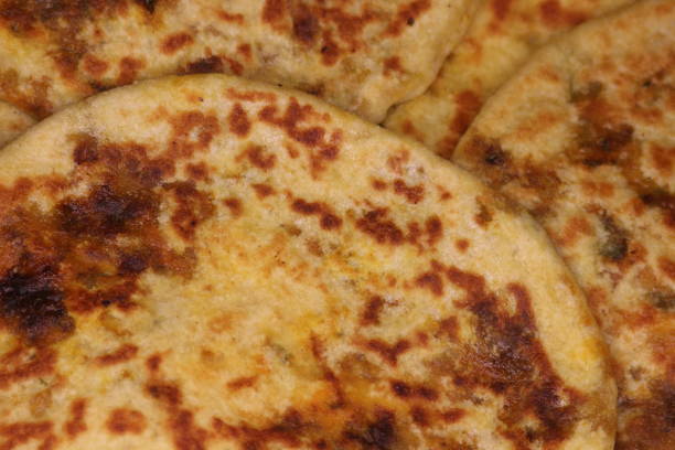 istock Fresh Moroccan Stuffed Bread, Aghroum Ntdount, Amazigh Bread 2196813639