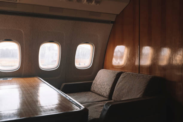 istock Airplane window seats. Flight, travel concept 2196814480