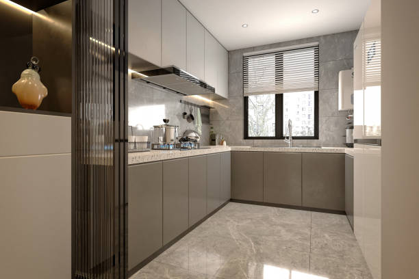 istock 3d render modern apartment living room 2196816046
