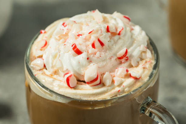 istock Warm Festive Peppermint Mocha Latte 2196817148