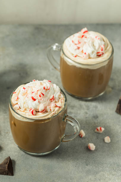 istock Warm Festive Peppermint Mocha Latte 2196817173
