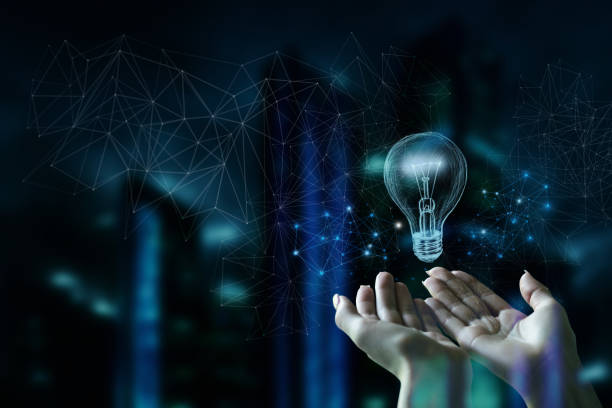 istock Idea as energy in a network of possibilities. 2196817286