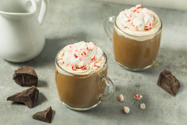 istock Warm Festive Peppermint Mocha Latte 2196817397