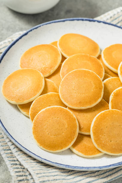 istock Homemade Mini Silver Dollar Pancakes for Breakfast 2196817550