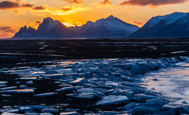 istock Golden hour along iceland's south coast 2196824593