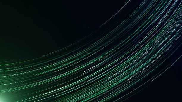 istock 4K Digital Cyberspace with Particles and Digital Data Network Connections. High Speed Connection and Data Analysis Technology Digital Abstract Background Concept. Seamless Loopoble 2196826456