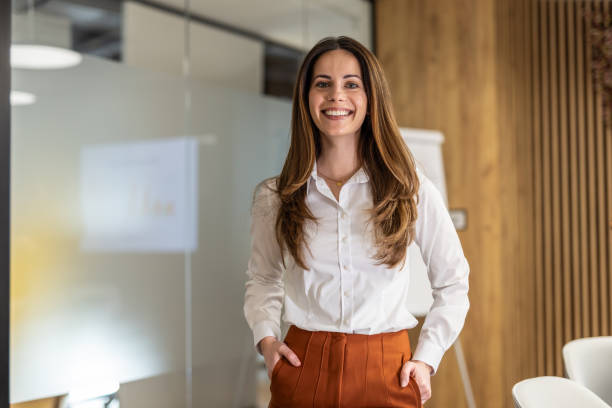 istock Confident businesswoman in the office 2196831153