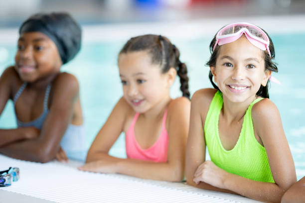 istock Aquatics Fitness Class Portrait 2196831156
