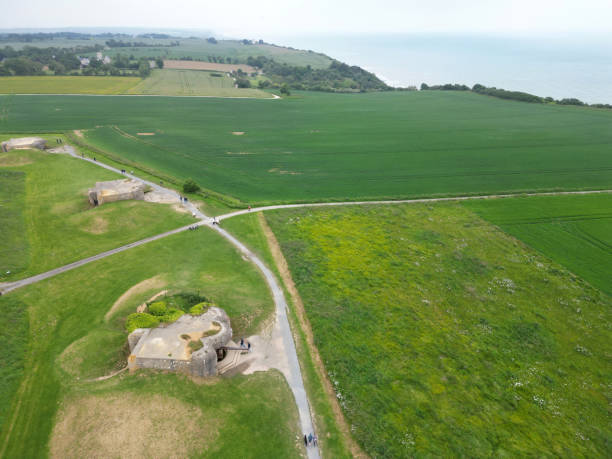 istock Bunkers near Arromanches-les-Bains, France 2196832951