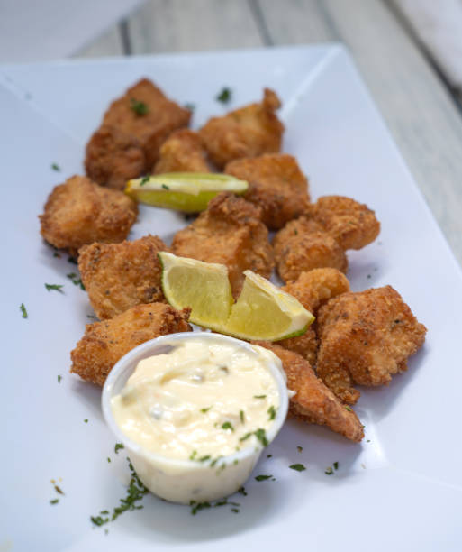 istock Fried Puerto Rican codfish fritters called bacalaitos 2196834340