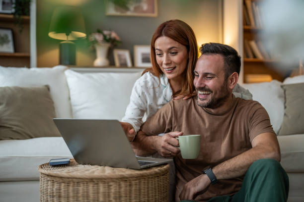 istock Relaxing with coffee and browsing the internet together 2196835662
