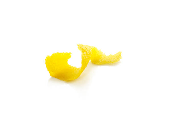 yellow yuzu fruit isolated on a white background