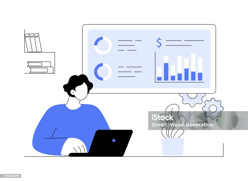 Collecting Information Isolated Cartoon Vector Illustrations Stock ...