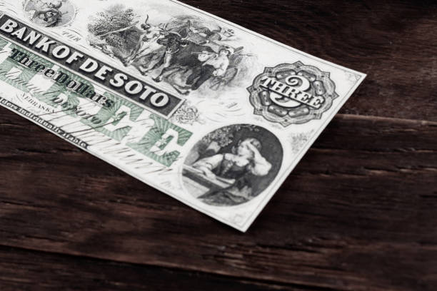 istock Old west greenback US dollar paper money 2196852791