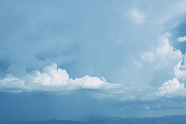 sky with rain cloud in rainy day