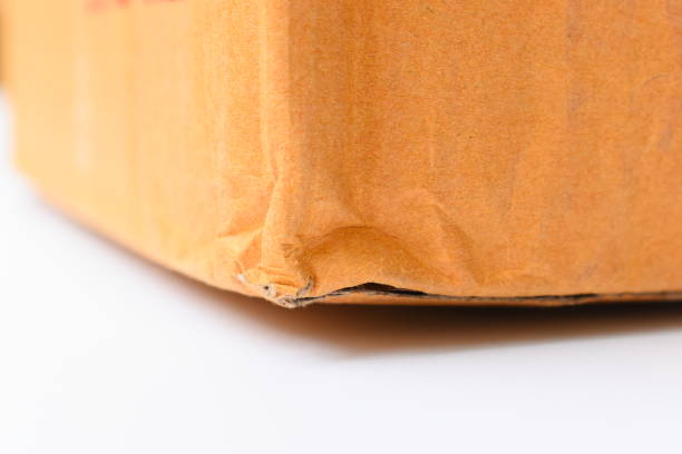 istock wrinkle brown cardboard box texture isolated on white background 2196855066