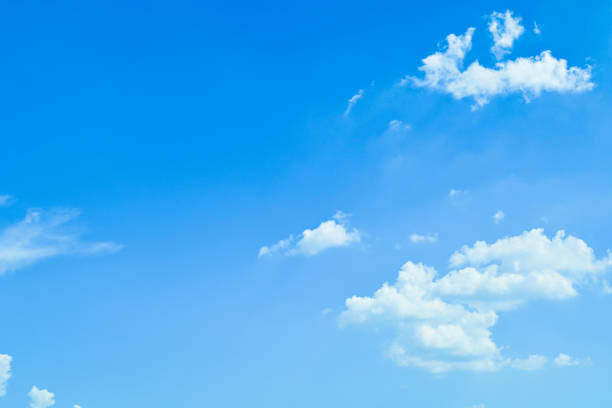 istock clear blue sky with white cloud, good weather in the morning have a nice day 2196855211