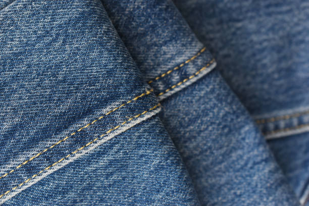istock blue denim texture background, jean fashion style 2196855360