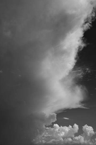 istock black and white image, buautiful sky with cloud in rainy day 2196856583