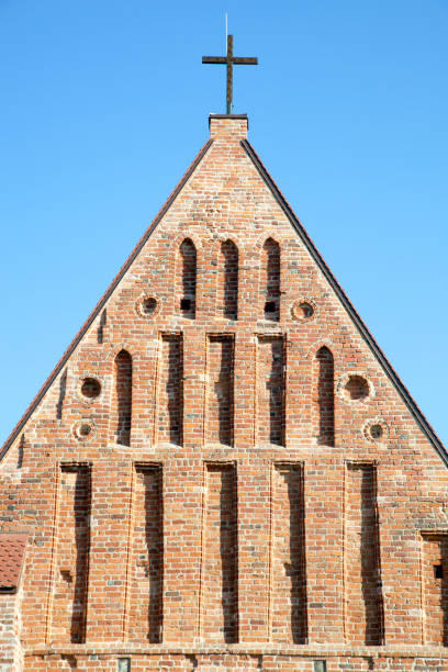 istock Zapyskis Town Gothic Church Facade 2196856874