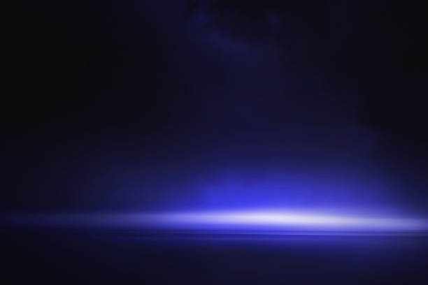 istock Spotlight With Dark Blue Room Abstract Background 2196857417