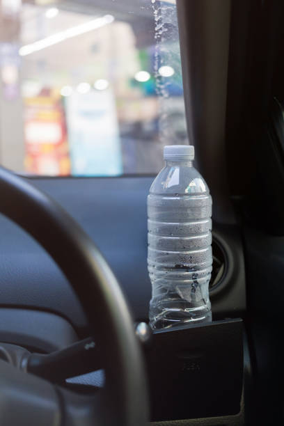 istock Water bottle placed on the car. 2196859040