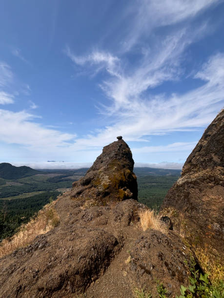 istock Rocky Trail to a Scenic Summit on Saddle Mountain 2196860994