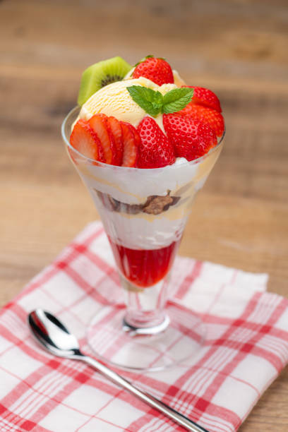 istock Fruit Parfait with Strawberries, Kiwi, and Banana 2196867290