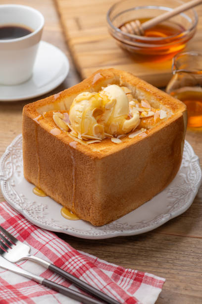 istock Honey Toast Drizzled Generously with Honey 2196867302