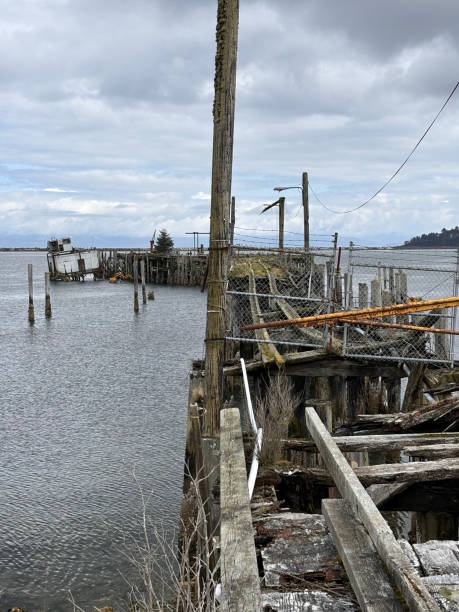istock Abandoned Pier in Neah Bay, Washington 2196867580