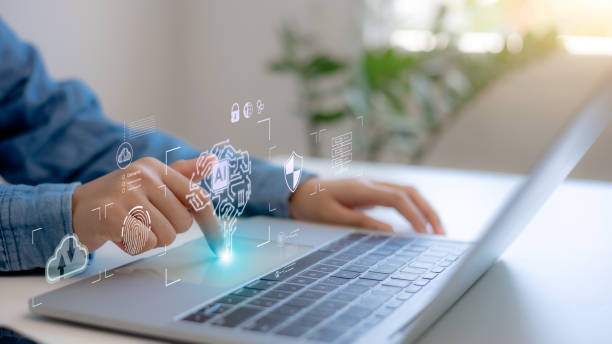 istock AI or Artificial intelligence concept. Businessman using computer use ai to help business and used in daily life, Digital Transformation, Internet of Things, Artificial intelligence brain 2196869592