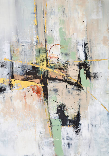 istock A modern abstract piece with soft gradients and flowing lines, bringing a serene and elegant atmosphere to any contemporary space 2196884213
