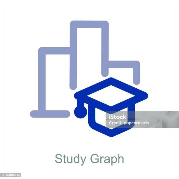 Study Graph Stock Illustration - Download Image Now - Analyzing, Chart ...