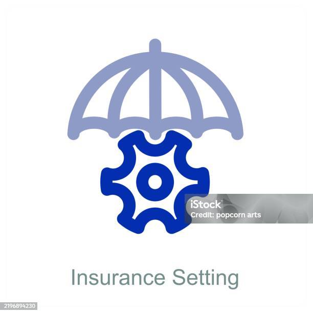Insurance Setting Insurance Setting Stock Illustration - Download Image Now ...