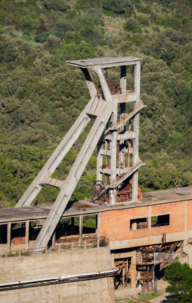 istock Abandoned mine shaft in montevecchio, sardinia, italy 2196895373