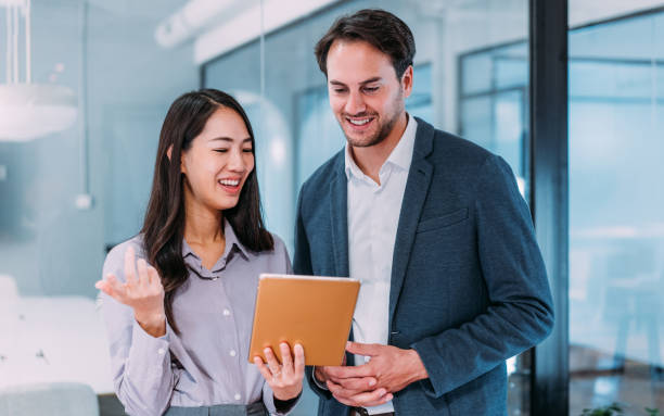 istock Business people in the office. 2196896403