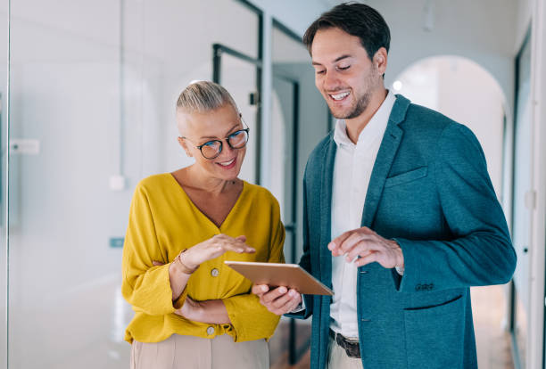 istock Business people in the office. 2196896419