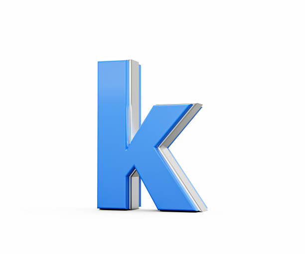 istock Blue Small Letter k Alphabet k Gleams With Its Sleek Modern Design With Sharp Edges 3D Illustration 2196897218