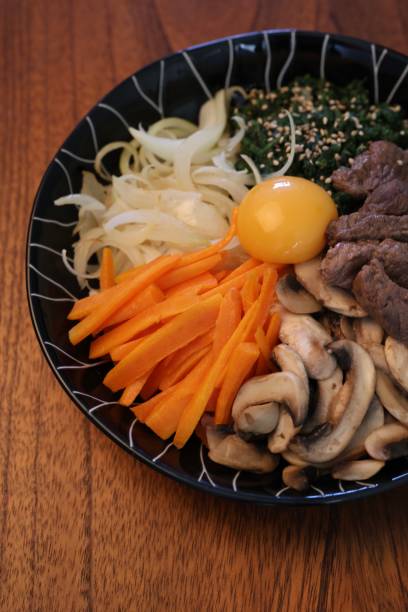 istock A half of a plate of a bibimbap 2196900094