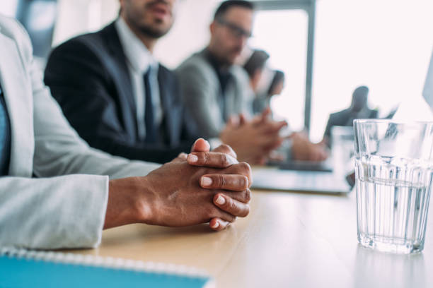 istock Business persons on meeting in the office. 2196901185