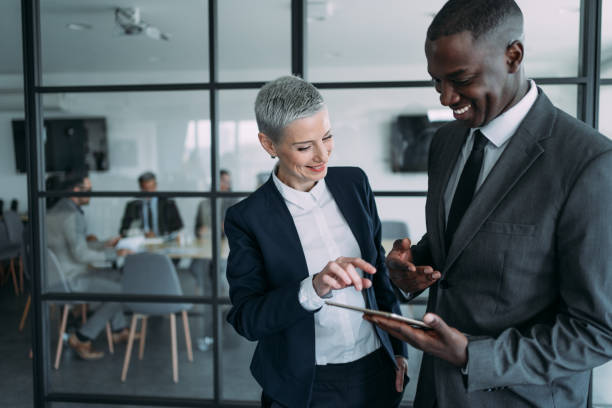 istock Business people in the office. 2196901188